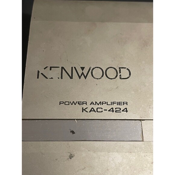 Kenwood KAC-424 2 Channel Stereo Power‎ Amplifier Amp Tested - Picture 4 of 8